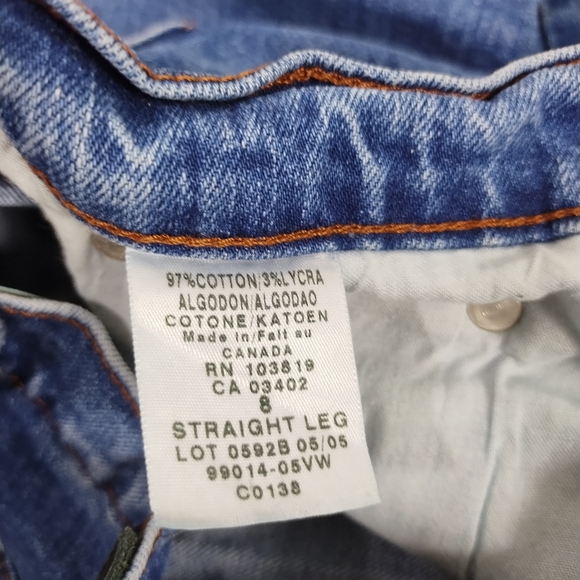 Women's Harley Davidson Straight Leg Jeans Size 8 - Picture 8 of 9